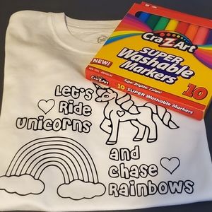 Color and wash shirt (Markers included)